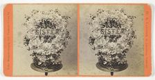 Flower Piece at Kate Bemis Funeral, April 13, 1886. Creator: D. A. Clifford