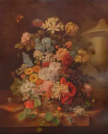 Flower Piece c1796, (1938). Artist: Jan van Os