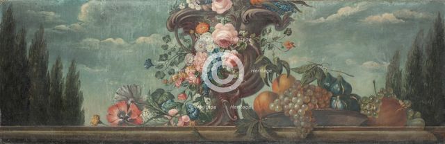 Flower piece, unknown date. Creator: Anon.