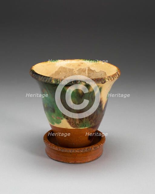 Flower Pot with Stand, 1890/1900. Creator: Unknown.