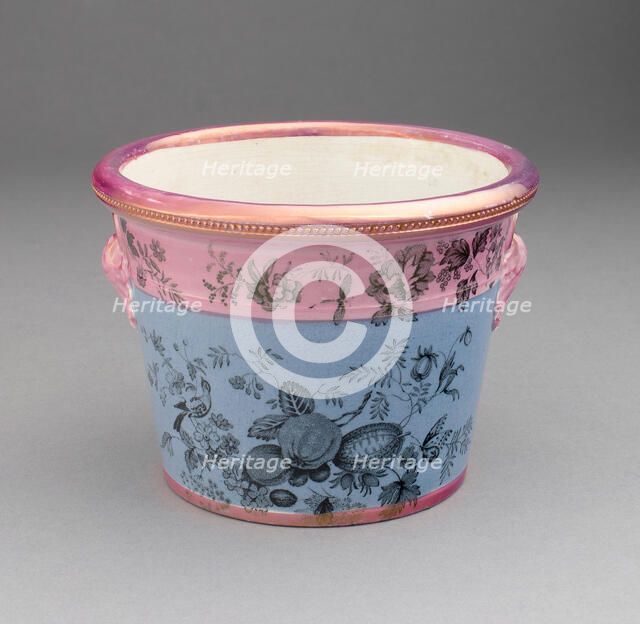 Flower Pot, Staffordshire, 1810/20. Creator: Staffordshire Potteries.