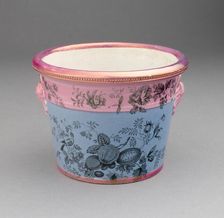 Flower Pot, Staffordshire, 1810/20. Creator: Staffordshire Potteries