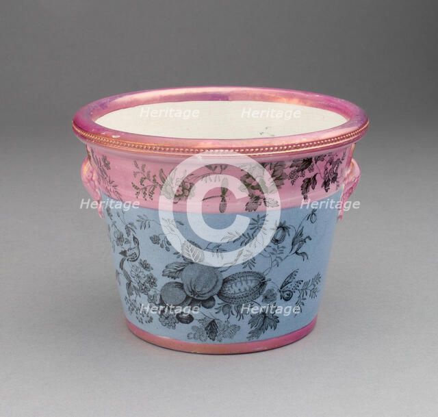 Flower Pot, Staffordshire, 1810/20. Creator: Staffordshire Potteries.