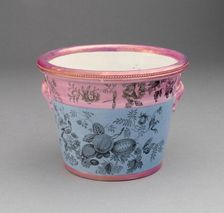 Flower Pot, Staffordshire, 1810/20. Creator: Staffordshire Potteries