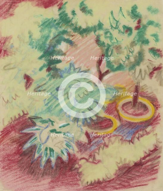 Flower pots. Creator: Macke, August (1887-1914).