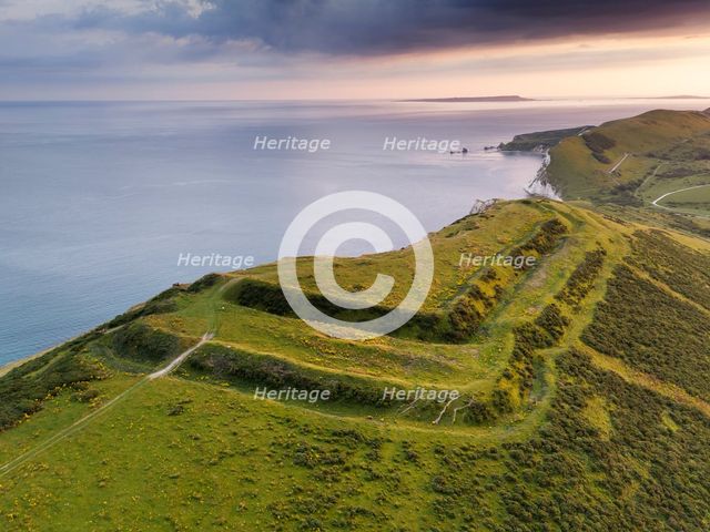 Flower's Barrow, East Lulworth, Dorset, 2024. Creator: James O Davies.