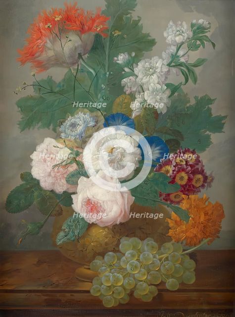 Flower still life, 1804. Creator: Johann Baptist Drechsler.