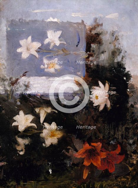 Flower Studies, ca. 1886. Creator: Abbott Handerson Thayer.