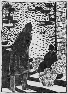 Flower-seller, 1952. Creator: Shirley Markham