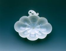 Flower-shaped handled Mughal cup, probably Indian, 17th century. Creator: Unknown