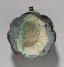 Flower-shaped Mirror, 1100s-1200s. Creator: Unknown