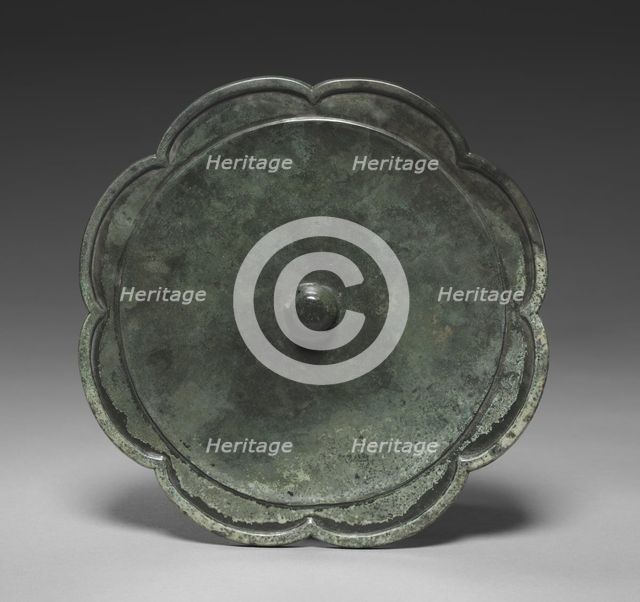 Flower-shaped Mirror, 918-1392. Creator: Unknown.