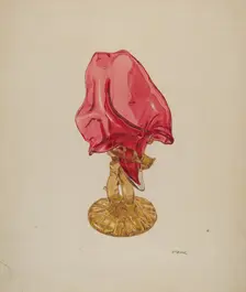 Flower Vase, 1935/1942. Creator: Paul Ward