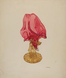Flower Vase, 1935/1942. Creator: Paul Ward