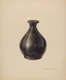 Flower Vase, c. 1938. Creator: Francis Law Durand