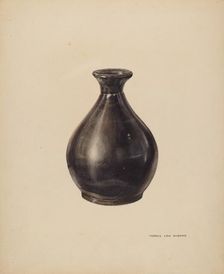 Flower Vase, c. 1938. Creator: Francis Law Durand