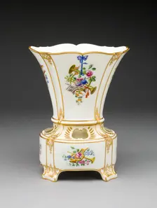 Flower Vase, Sèvres, 1759. Creators: Sèvres Porcelain Manufactory, Charles Buteux le Père