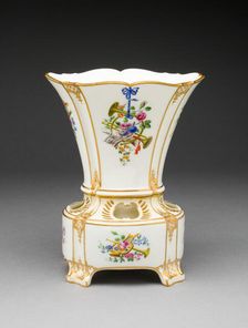 Flower Vase, Sèvres, 1759. Creators: Sèvres Porcelain Manufactory, Charles Buteux le Père