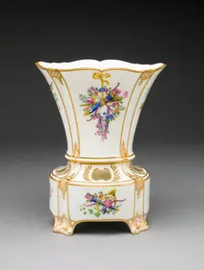 Flower Vase, Sèvres, 1759. Creators: Sèvres Porcelain Manufactory, Charles Buteux le Père