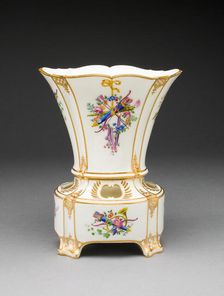 Flower Vase, Sèvres, 1759. Creators: Sèvres Porcelain Manufactory, Charles Buteux le Père