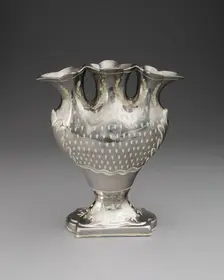 Flower Vase, Staffordshire, 1810/20. Creator: Staffordshire Potteries
