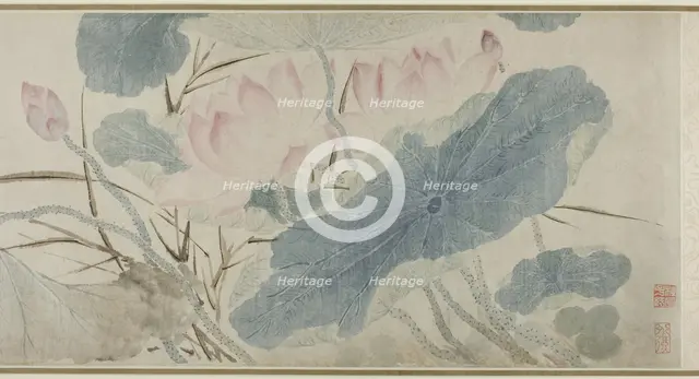 Flowering Lotus, Ming dynasty (1368-1644), 1543. Creator: Chen Shun.