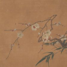 Flowering Plum and Bamboo, 17th century. Creator: Unknown