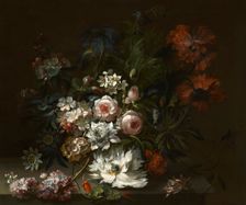 Flowerpiece, (1760s - 1770s?). Creator: John Baker