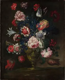 Flowerpiece, 17th century. Creator: Andrea Scacciati