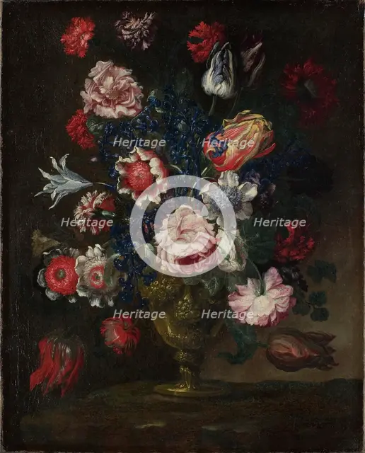 Flowerpiece, 17th century. Creator: Andrea Scacciati.
