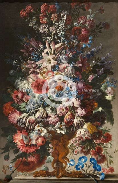 Flowerpiece, between 1694 and 1700. Creator: Andrea Belvedere.