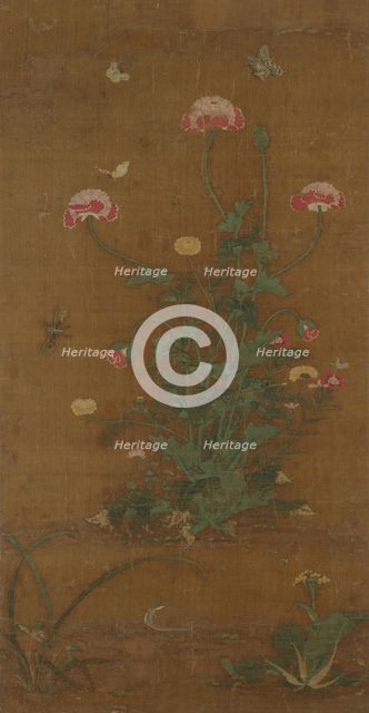 Flowers, 14th century. Creator: Lu Jingfu.