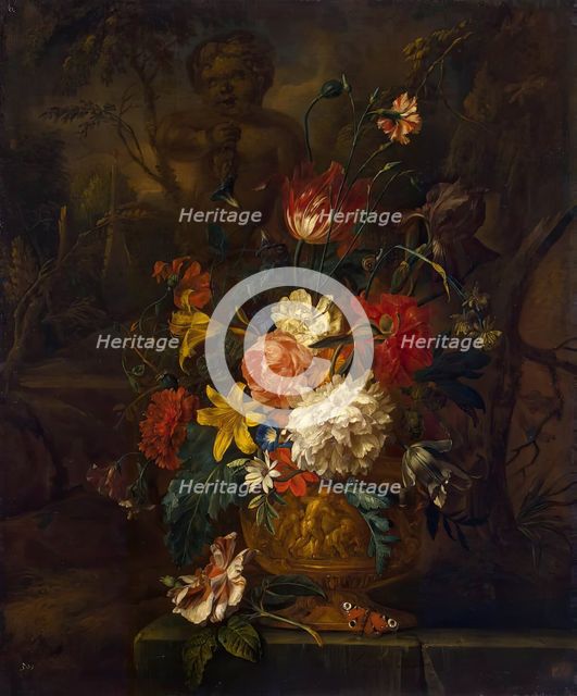 Flowers, 1650. Creator: Jan Davidsz de Heem.