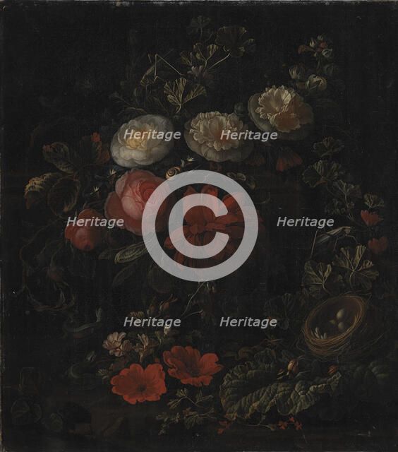 Flowers, 1672-1708. Creator: Elias Van Den Broeck.