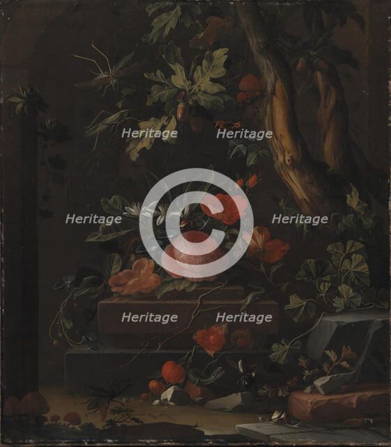 Flowers, 1672-1708. Creator: Elias Van Den Broeck.