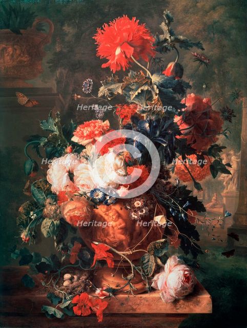 'Flowers', 1722.  Artist: Jan van Huysum