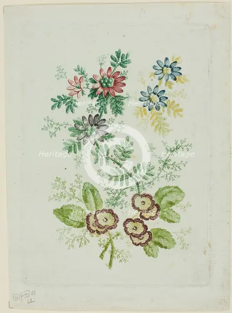 Flowers, 1796/1808. Creator: Anne Allen.