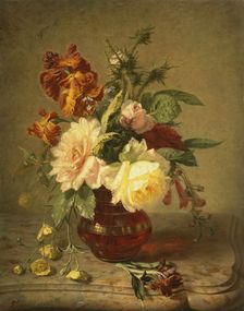 Flowers, 1856. Creator: Simon Saint-Jean
