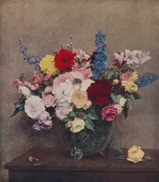 Flowers 1886, (c1915). Artist: Henri Fantin-Latour