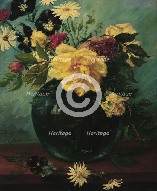 Flowers, 1888. Creator: Sorolla y Bastida, Joaquín (1863-1923).