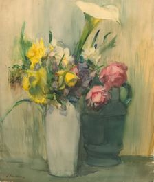 Flowers, 1880. Creator: Julian Alden Weir