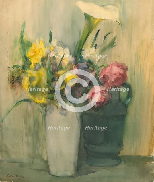 Flowers, 1880. Creator: Julian Alden Weir.