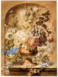 Flowers 18th or early 19th century. Artist: Jan van Os