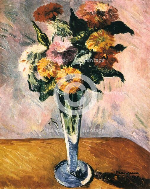 'Flowers', 1915. Artist: Henri Manguin