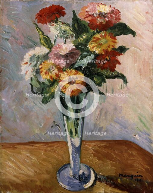 'Flowers', 1915.  Artist: Henri Manguin