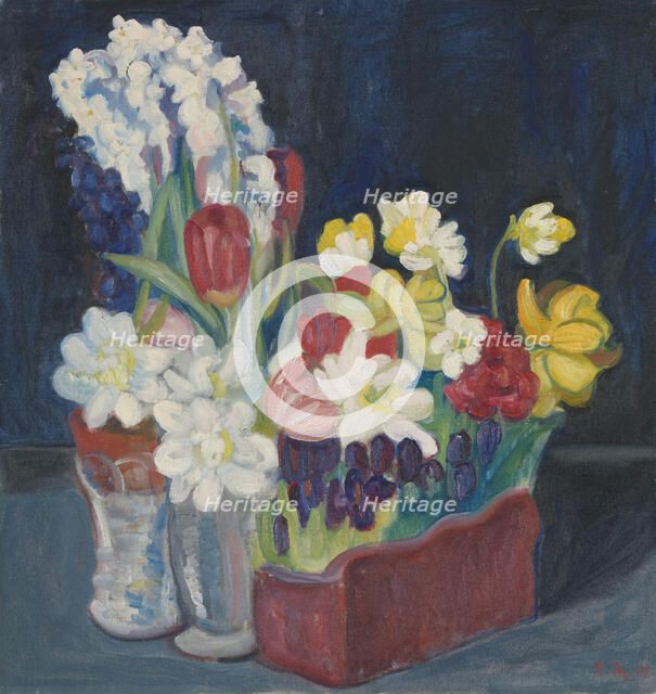 Flowers, 1917. Creator: Rudolf Thygesen.
