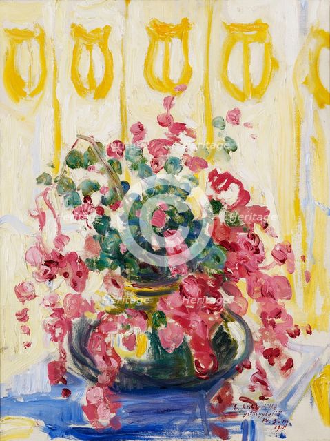 Flowers, 1912. Creator: Vilho Sjöström.