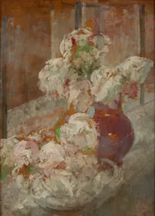 Flowers, 1913. Creator: Olga Boznanska