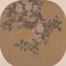 Flowers with Birds. Creator: Unknown