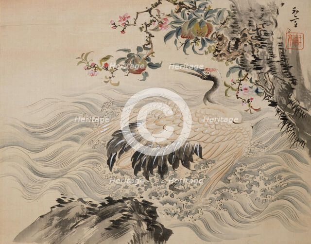 Flowers and Birds, 19th century. Creator: Taki Katei.